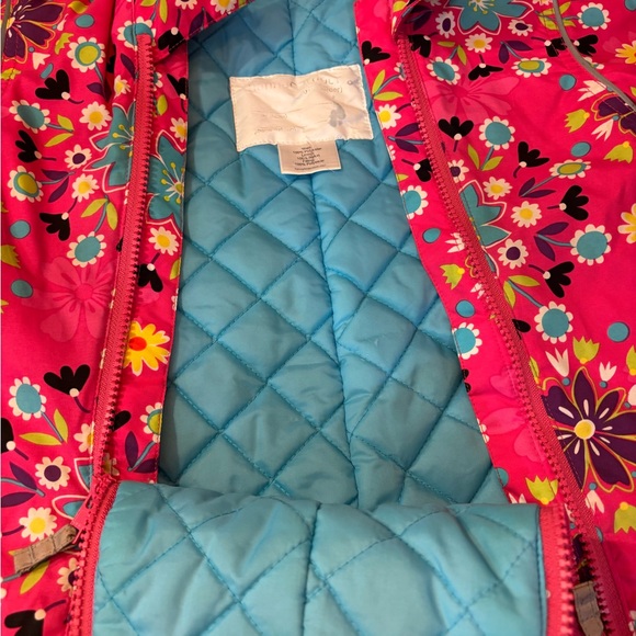 Hanna Andersson Pink Floral snow suit - 18-24 months - Picture 4 of 7